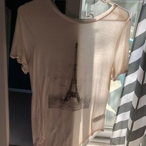 Old navy, Eiffel Tower boyfriend T-shirt.